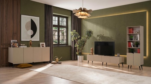Beiges wohnzimmer set - beiges, wohnzimmer-set