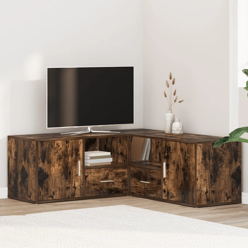 Eckschrank räuchereiche - eckschrank,